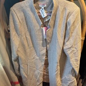 Andree Women's Herringbone Jacket‎ - Cream NWT